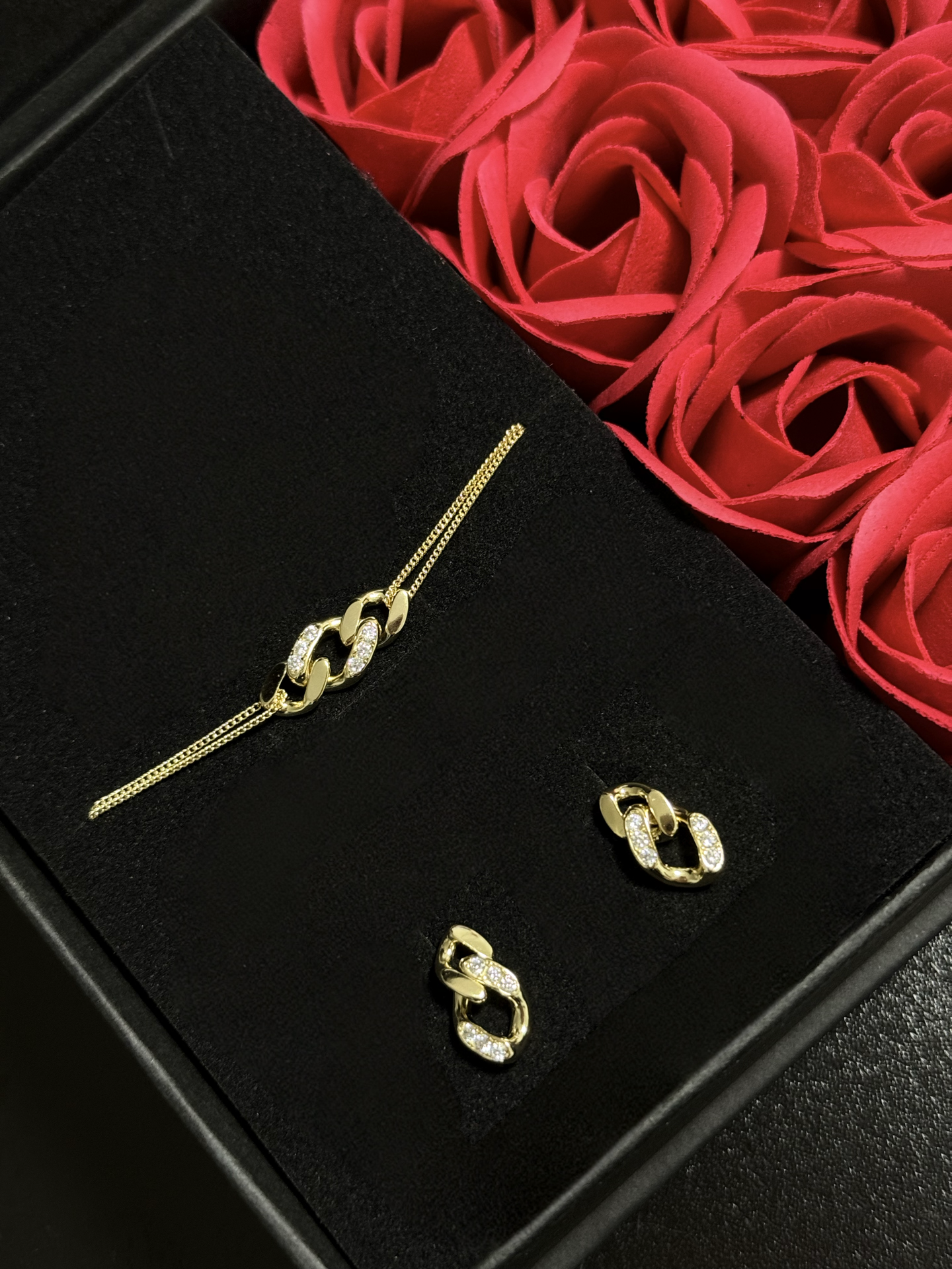 Elegantes Schmuckset aus 925 Sterling Silber mit AAAA Klarem Zirkonia