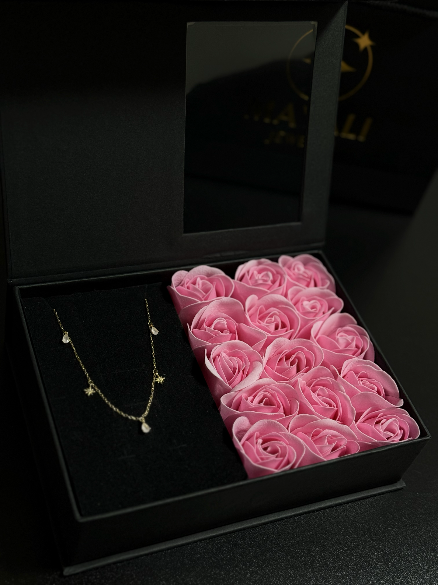 Elegante Halskette aus 925er Sterlingsilber mit 18 Karat Vergoldung für Frauen