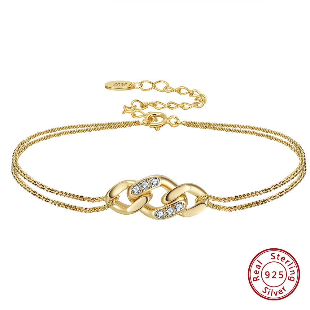 Elegantes Schmuckset aus 925 Sterling Silber mit AAAA Klarem Zirkonia