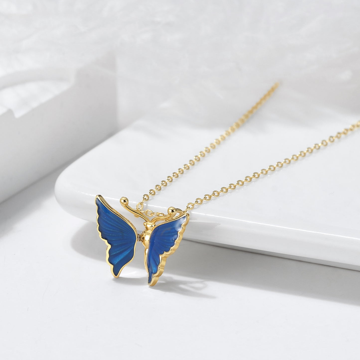 Zauberhafte Schmetterlings-Halskette aus 925er Sterlingsilber – Das perfekte Geschenk für Frauen, ein Symbol für Eleganz und Freiheit