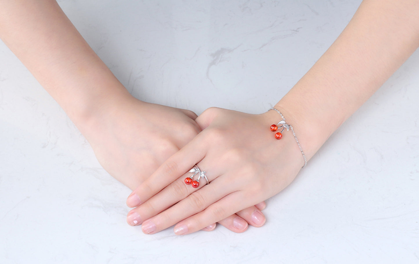 Kirsch-Design-Ring – Fruchtiger Charme in 925er Sterling Silber