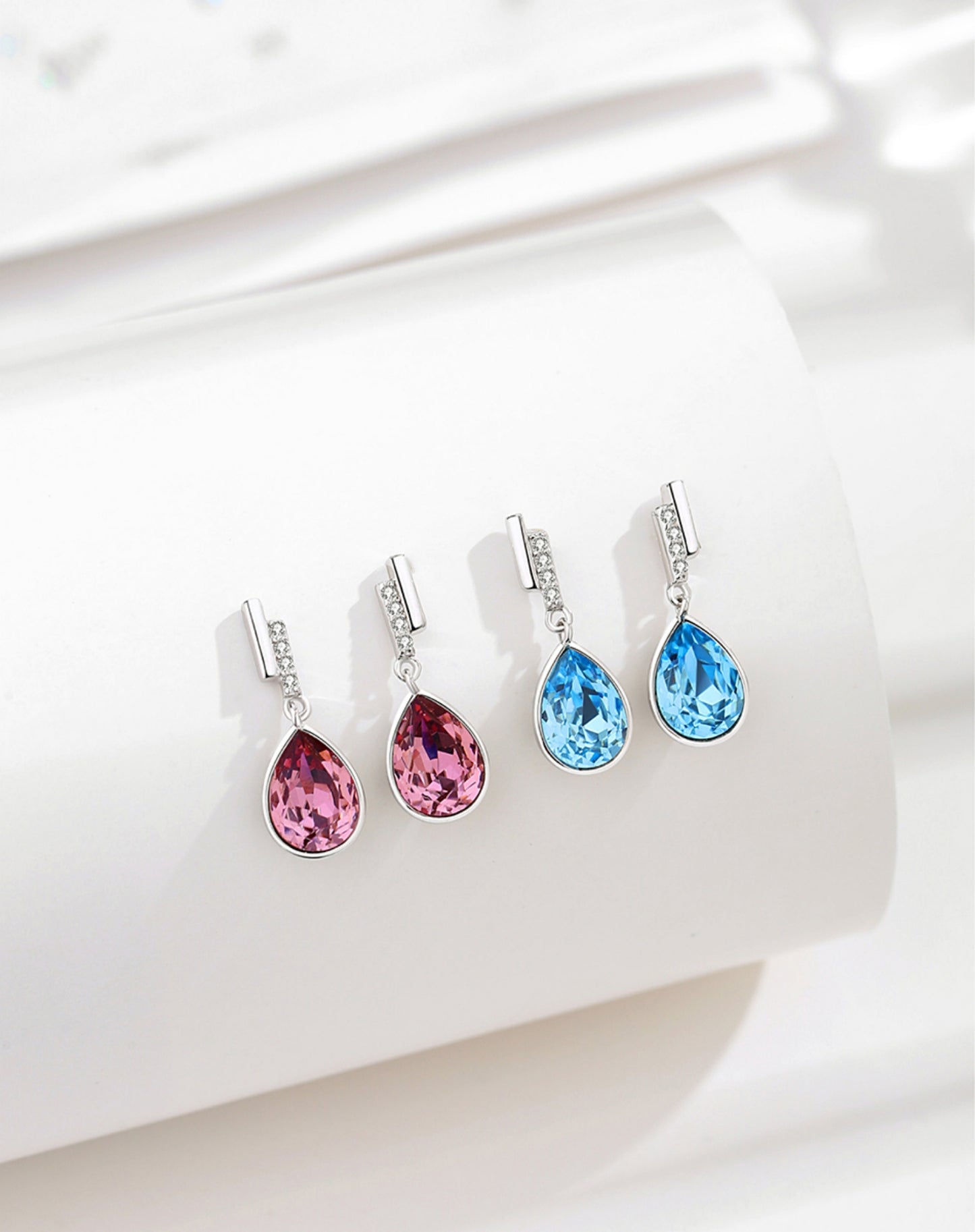 Elegante Swarovski-Kristall-Ohrringe aus 925 Sterling Silber – Das perfekte Geschenk für Frauen