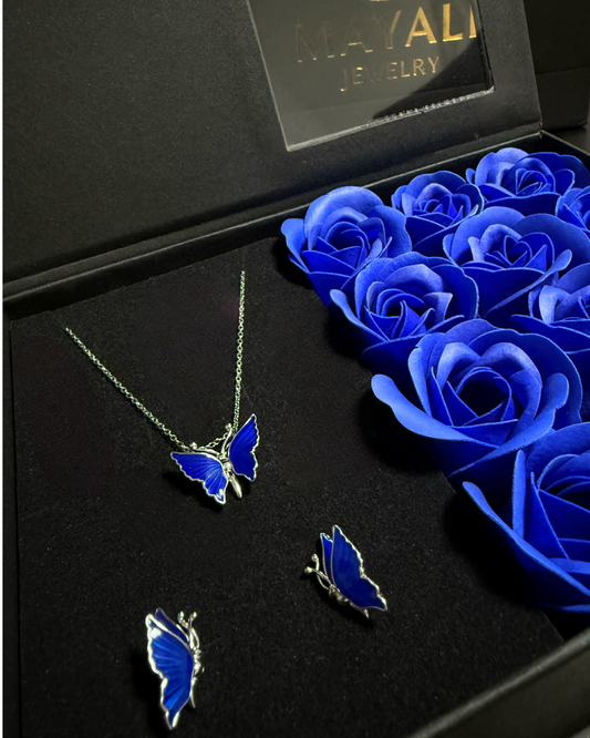Zauberhafte Schmetterlings-Halskette aus 925er Sterlingsilber – Das perfekte Geschenk für Frauen, ein Symbol für Eleganz und Freiheit