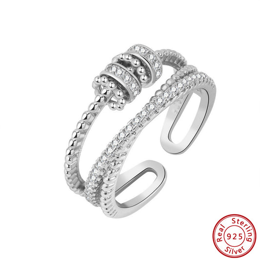 Eleganter 925er Silberring mit Cubic Zirkonia